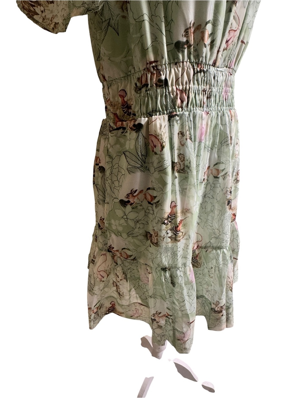 Anthropologie  Somerset organza mini dress cottagecore fairycore size Large - Picture 2 of 7